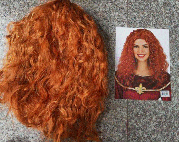Wig Merida Brave (Curly Red)
