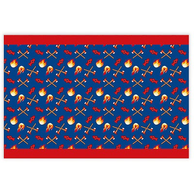 Fire Fighter Paper Tablecloth