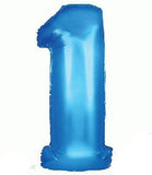 Foil Balloon - SS 1 Blue 34 inch