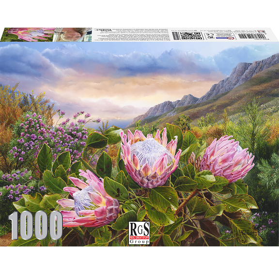 Puzzle - Pink Proteas 1000pc