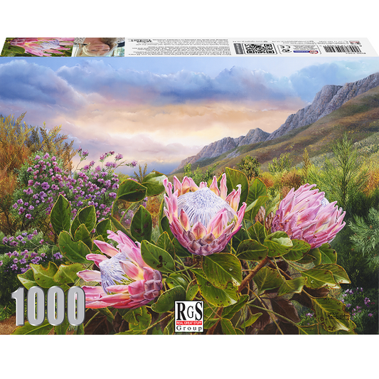 Puzzle - Pink Proteas 1000pc