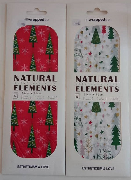 Tissue Paper Christmass Themed