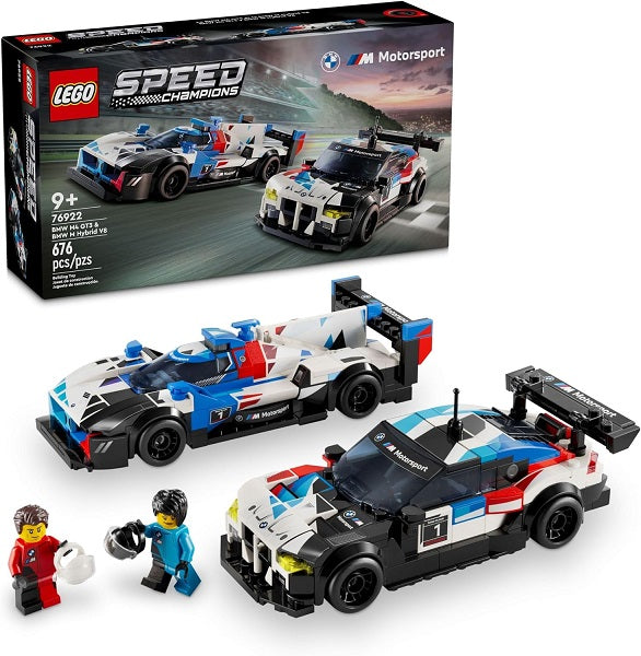 Lego Speed BMW M4 GT3 &amp; BMW Hybrid V8