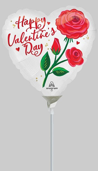 Foil Balloon- Valentine Rose Radiance