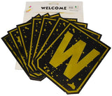 Welcome Bunting Black