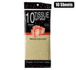 Tissue Paper - Gold 10 Sheets