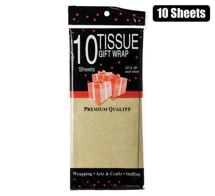 Tissue Paper - Gold 10 Sheets