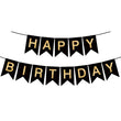 Bunting - Happy Birthday Black