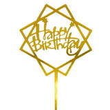 Cake Topper - HB Gold
