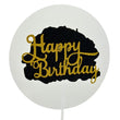 Cake Topper - Happy BDay Circle Blue