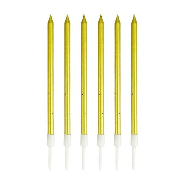 Candle - Gold 6pc