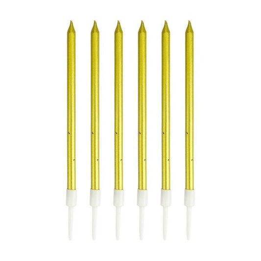 Candle - Gold 6pc