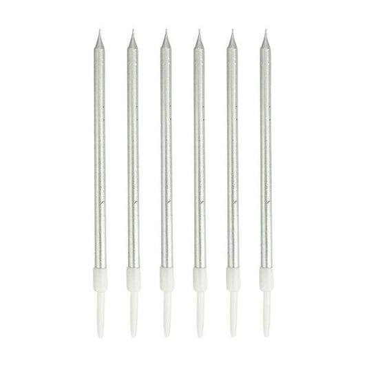 Candle - Silver 6pc