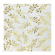 Serviettes - Fern Leaf Gold 20pc