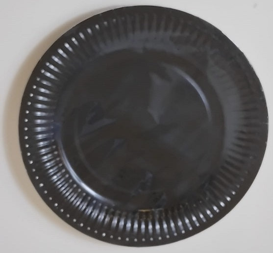 Paper Plate Black