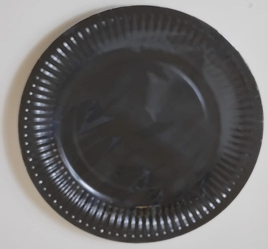 Paper Plate Black