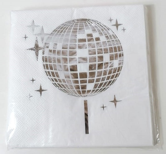 Serviettes - Disco Ball 20pc