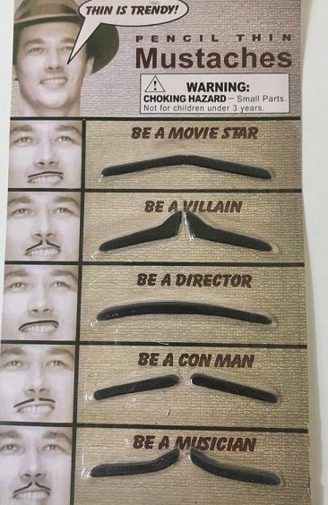 Mustache On Card