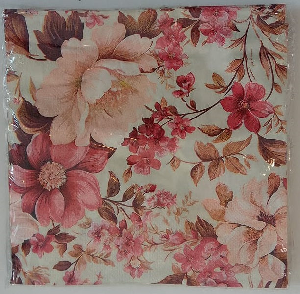 Serviettes - Flower Leaves