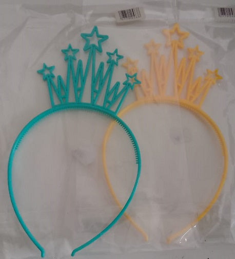 Aliceband Crown Plain Colors