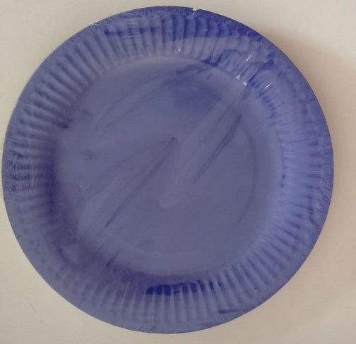 Paper Plate Royal Blue
