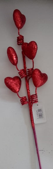 Artifical Flowers 5 Eva Hearts