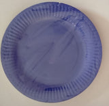Paper Plate Royal Blue