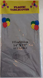 Tablecover Plastic Silver