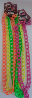 The 80's Necklace Plastic Chain Neon