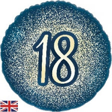 Foil Balloon Navy 18th