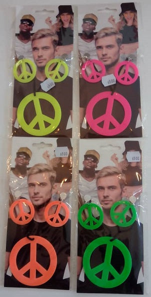 Peace Neon Set - Necklace&Earings