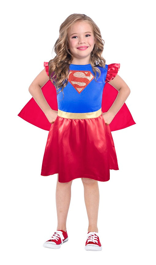 Costume Kiddies Supergirl Dress 8-10years