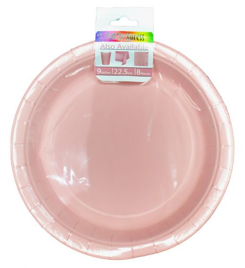 Plates - Pastel Pink 22cm (8)