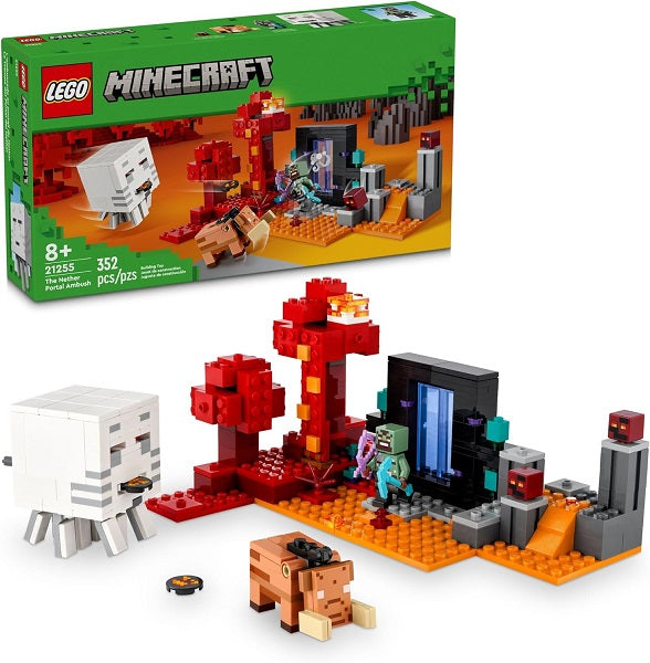 Lego MineCraft Nether Portal Ambush