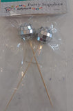 Cake Topper - Mirror Balls 11cm (20)