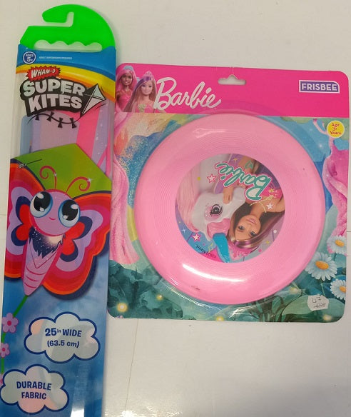 Barbie Frisbee &amp; Super Kite