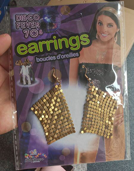 Disco Fever 70's Earrings