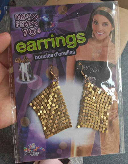 Disco Fever 70&#39;s Earrings