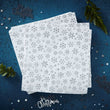 Napkins Silver Snowflakes (16)