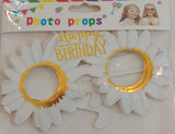 Photo Prop Glasses HBD 6pc