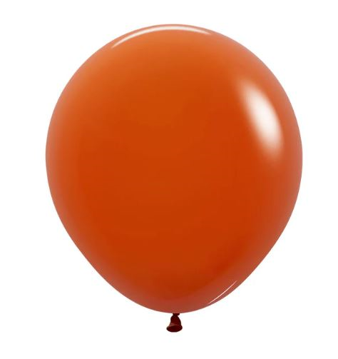 Balloon Latex Solid Sunset Orange