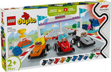 Lego Duplo F1 Race Cars and Drivers