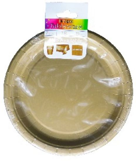 Plates - Gold 17cm (8)