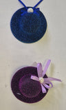 Hat Mini on Clip Glitter & Ribbon ass