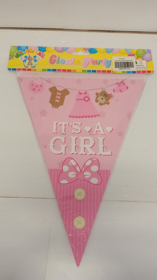 Flag Banner It's A Girl 3m