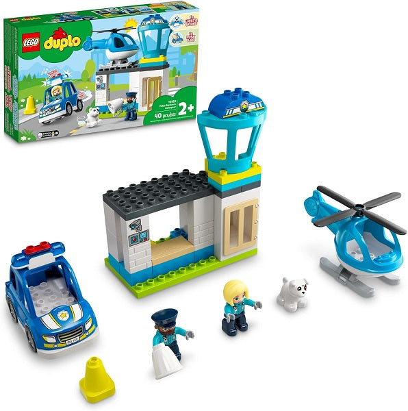 Lego Duplo Police Station &amp; Helicopter