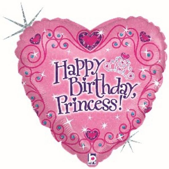 Foil Balloon - Happy BDay Princess