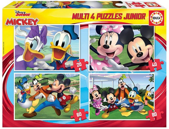 Puzzle Mickey &amp; Friends 4 Multi