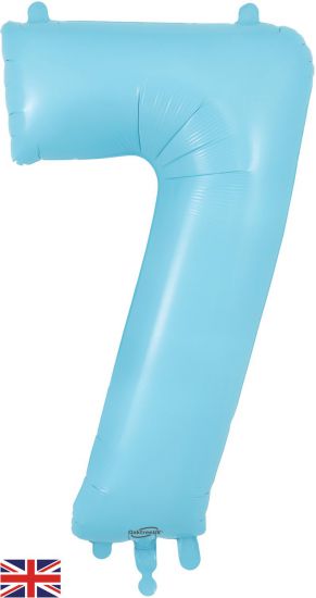 Foil Balloon- SS 7 Matte Blue