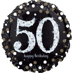 Age50 - FB Holo Sparkling 50 BDay